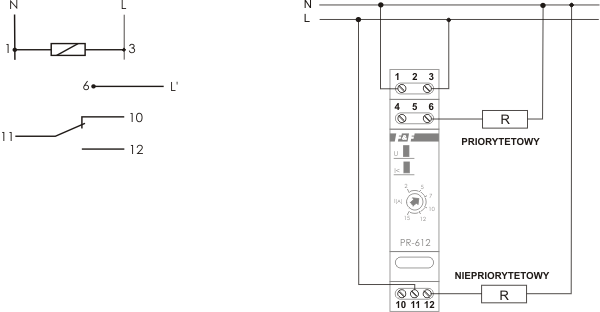 Реле тока pr 612